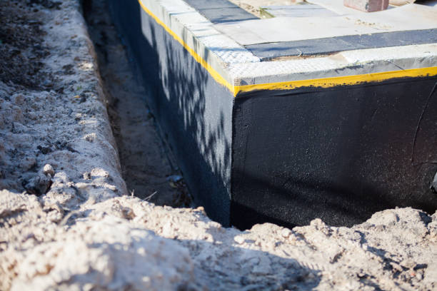 Residential Exterior Waterproofing installation at a Flint, MI home by SJ Waterproofing Pros